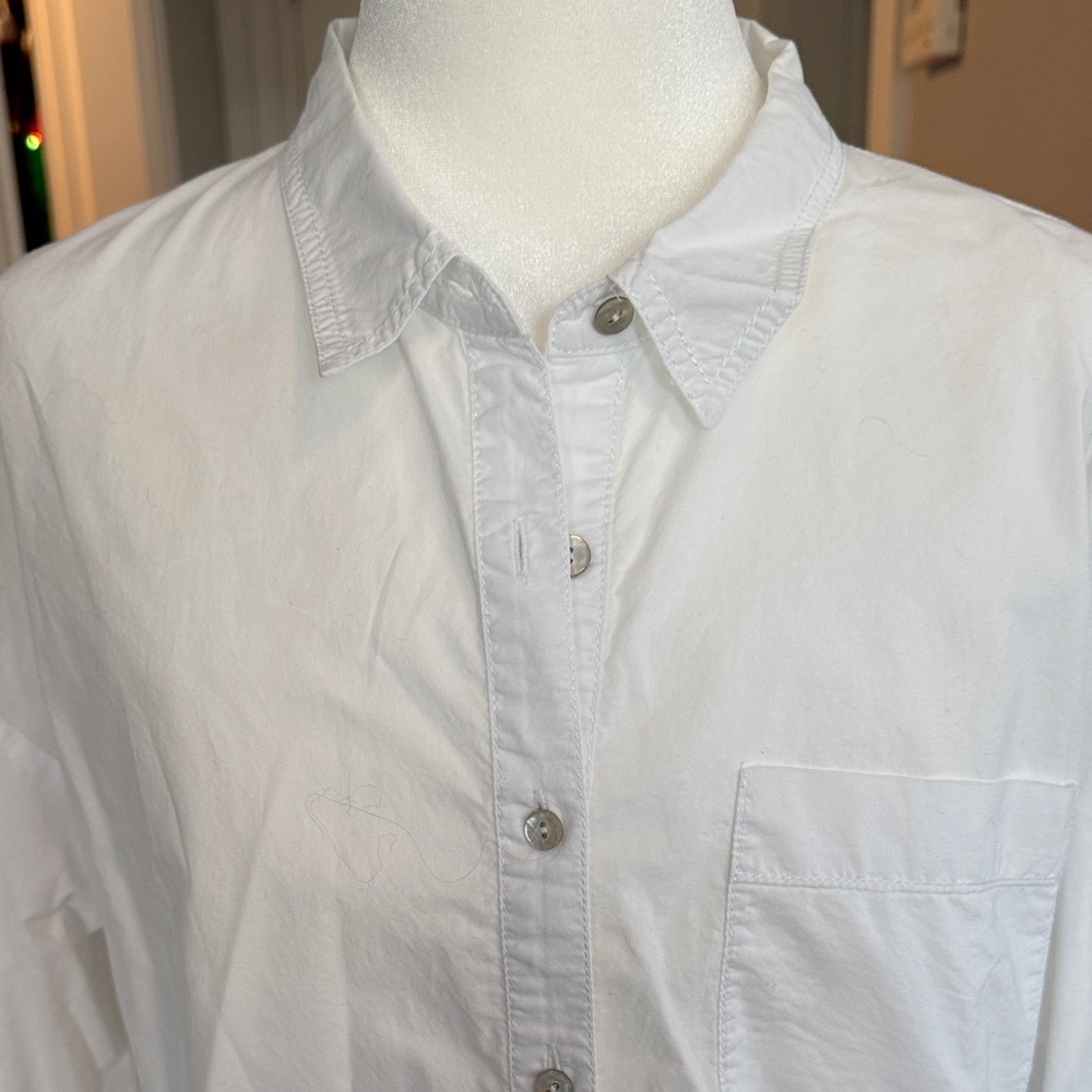 Eileen Fisher Women's Crisp White Button-Down Shirt